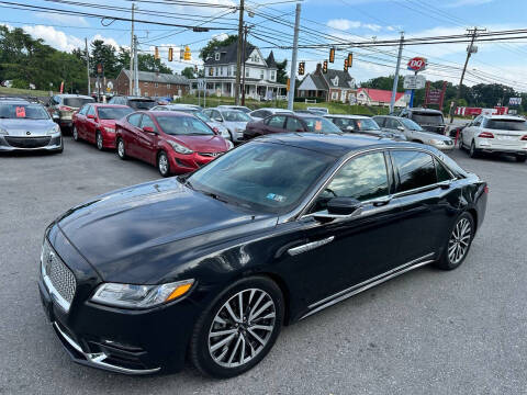 2019 Lincoln Continental for sale at Masic Motors, Inc. in Harrisburg PA