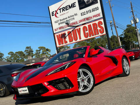 2022 Chevrolet Corvette for sale at Extreme Autoplex LLC in Spring TX