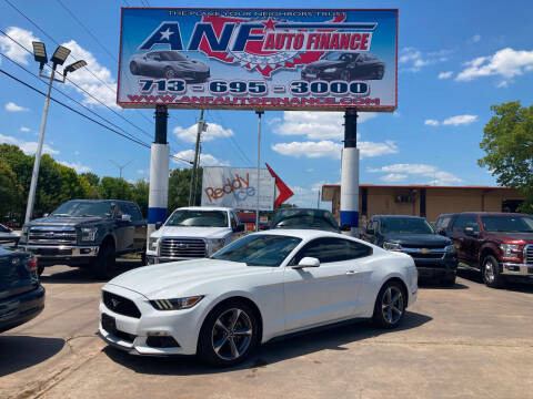 2015 Ford Mustang for sale at ANF AUTO FINANCE in Houston TX