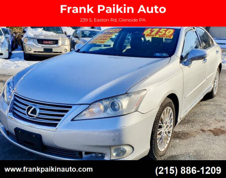 2010 Lexus ES 350 for sale at Frank Paikin Auto in Glenside PA