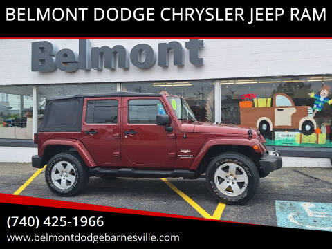 2010 Jeep Wrangler Unlimited for sale at BELMONT DODGE CHRYSLER JEEP RAM in Barnesville OH