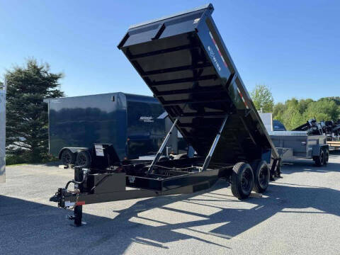 2025 BWISE 7x16 Dump Trailer 16k 8 CHANNE