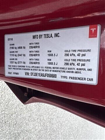 2018 Tesla Model 3 Long Range