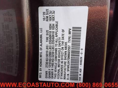 2021 Honda Odyssey EX-L