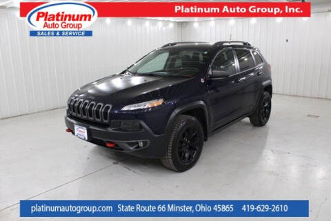 2016 Jeep Cherokee for sale at Platinum Auto Group Inc. in Minster OH