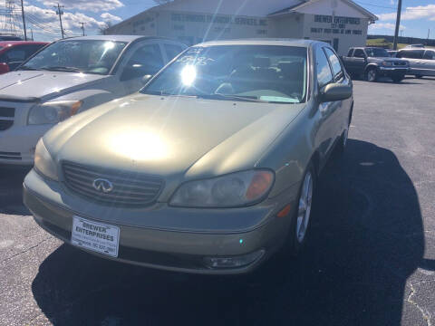 2002 Infiniti I35 for sale at Brewer Enterprises in Greenwood SC