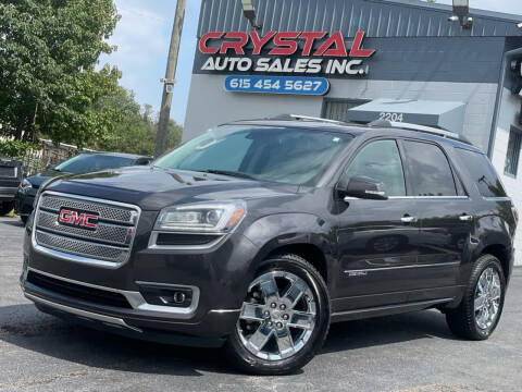 2015 GMC Acadia for sale at Crystal Auto Sales Inc in Nashville TN