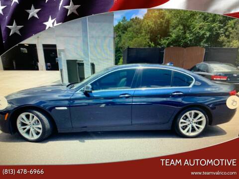 2014 BMW 5 Series for sale at TEAM AUTOMOTIVE in Valrico FL