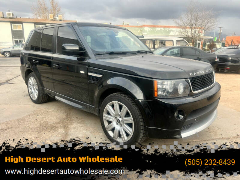 2013 Land Rover Range Rover Sport for sale at High Desert Auto Wholesale in Albuquerque NM