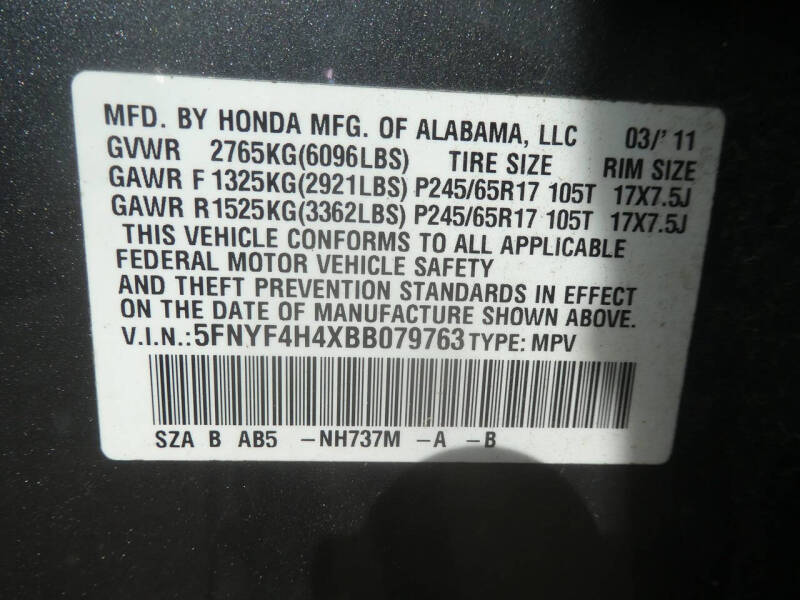 2011 Honda Pilot EX