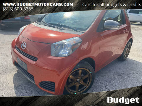 2012 Scion iQ for sale at Budget Motorcars in Tampa FL