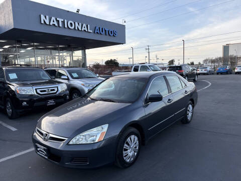 2007 Honda Accord for sale at National Autos Sales in Sacramento CA