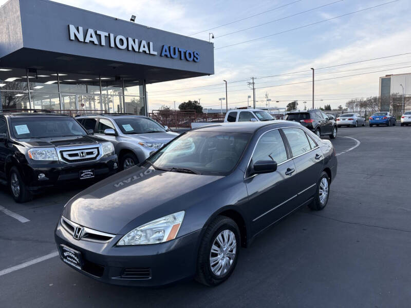 2007 Honda Accord for sale at National Autos Sales in Sacramento CA