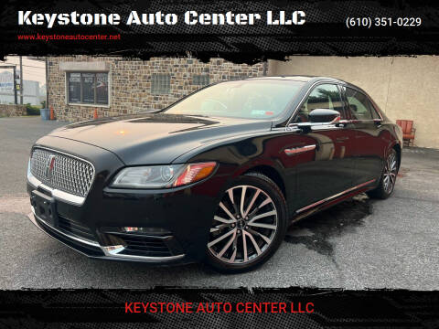 2017 Lincoln Continental for sale at Keystone Auto Center LLC in Allentown PA