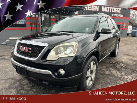 2011 GMC Acadia for sale at Shaheen Motorz, LLC. in Detroit MI