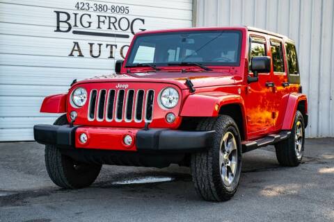 2016 Jeep Wrangler Unlimited for sale at Big Frog Auto in Cleveland TN
