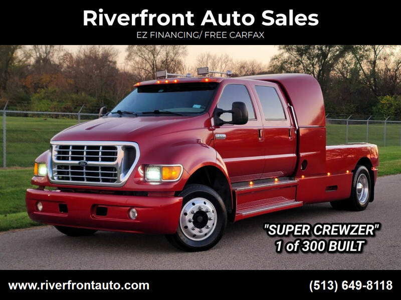 2001 Ford F-650 Super Duty for sale at Riverfront Auto Sales in Middletown OH