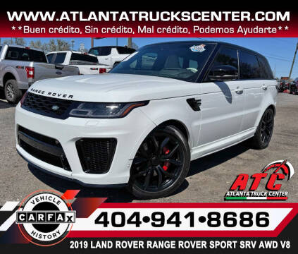2019 Land Rover Range Rover Sport for sale at ATLANTA TRUCK CENTER LLC in Doraville GA