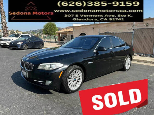 2013 BMW 5 Series for sale at Sedona Motors in Glendora, CA