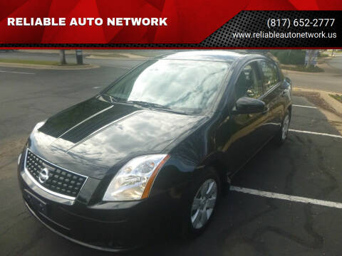 2009 Nissan Sentra for sale at RELIABLE AUTO NETWORK in Arlington TX