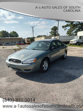 2007 Ford Taurus for sale at A-1 Auto Sales Of South Carolina in Conway SC