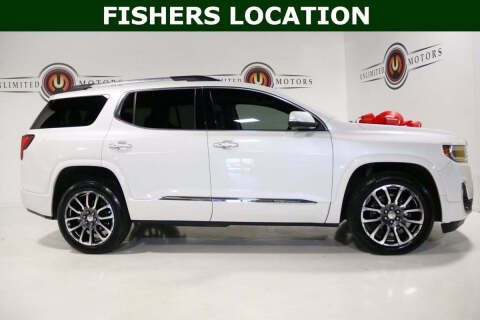 2020 GMC Acadia for sale at Unlimited Motors in Fishers IN