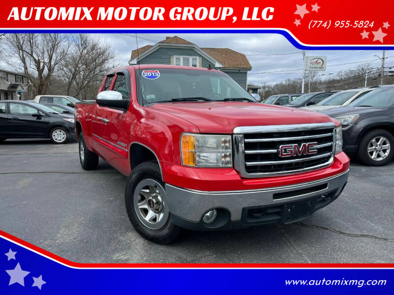 2013 GMC Sierra 1500 for sale at AUTOMIX MOTOR GROUP, LLC in Swansea MA