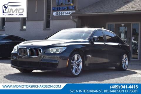 2013 BMW 7 Series for sale at IMD Motors in Richardson TX