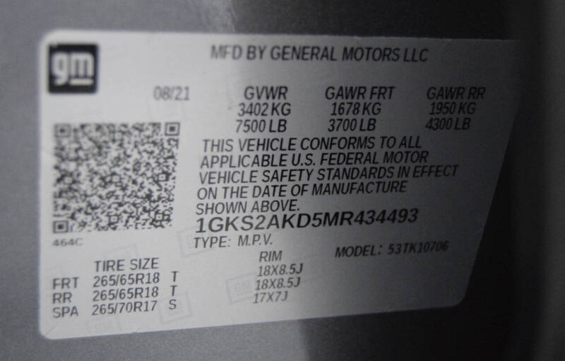 2021 GMC Yukon SLE