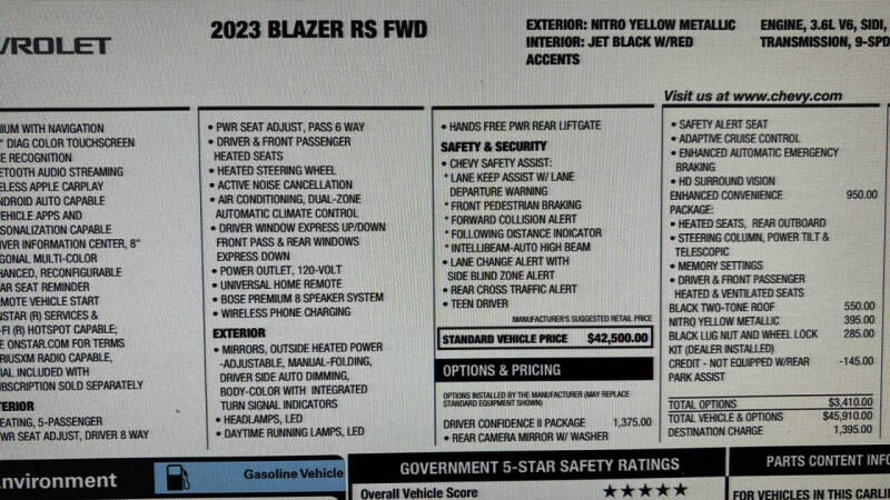 2023 Chevrolet Blazer RS
