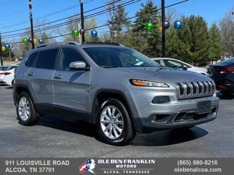 2017 Jeep Cherokee for sale at Ole Ben Franklin Motors KNOXVILLE - Alcoa in Alcoa TN