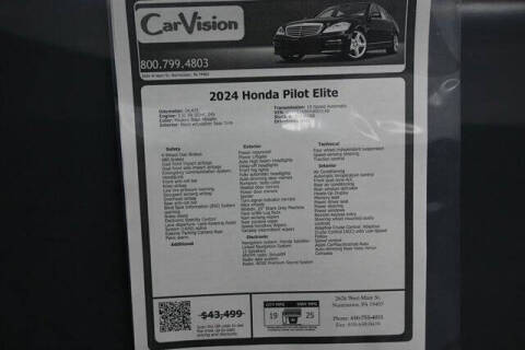 2024 Honda Pilot Elite