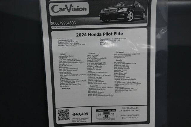 2024 Honda Pilot Elite