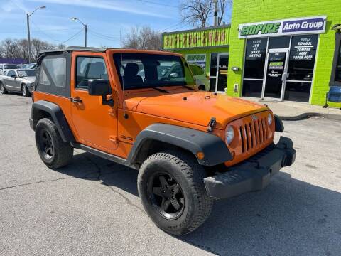 2012 Jeep Wrangler for sale at Empire Auto Group in Indianapolis IN