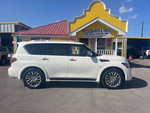 2017 Infiniti QX80 for sale at Mission Auto & Truck Sales, Inc. in Mission TX