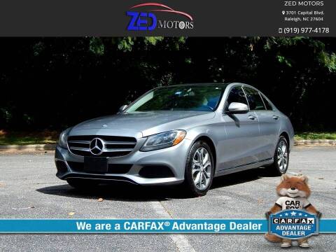 2016 Mercedes-Benz C-Class for sale at Zed Motors in Raleigh NC