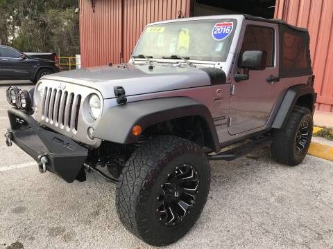 2016 Jeep Wrangler for sale at The Truck Barn in Ocala FL