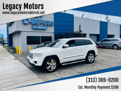 2012 Jeep Grand Cherokee for sale at Legacy Motors in Detroit MI