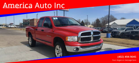 2003 Dodge Ram Pickup 1500 for sale at America Auto Inc in South Sioux City NE