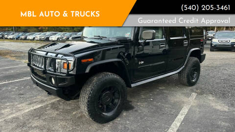 2003 HUMMER H2 for sale at MBL Auto & TRUCKS in Woodford VA