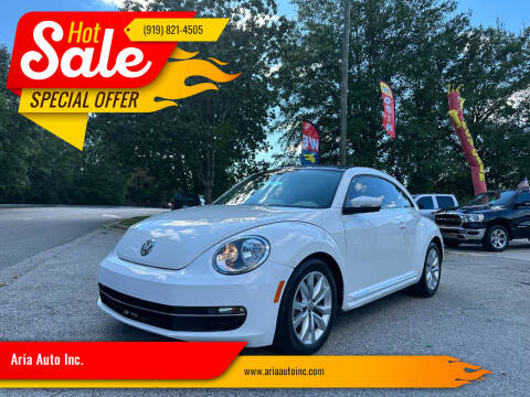 2013 Volkswagen Beetle for sale at Aria Auto Inc. in Raleigh NC