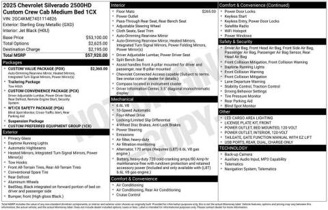 2025 Chevrolet Silverado 2500HD