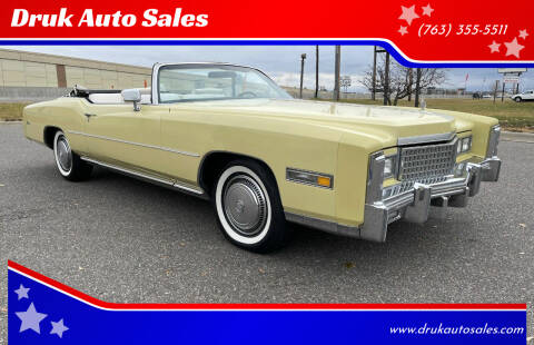 1975 Cadillac Eldorado for sale at Druk Auto Sales in Ramsey MN