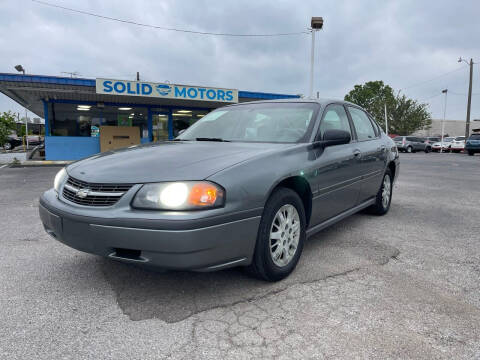 2005 Chevrolet Impala for sale at Solid Motors LLC in Garland TX