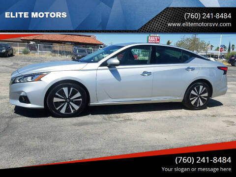 2019 Nissan Altima for sale at ELITE MOTORS in Victorville CA
