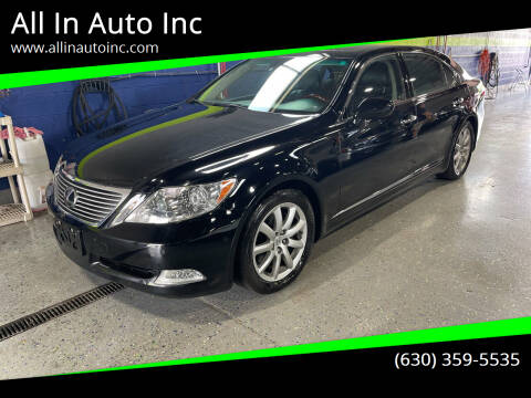2007 Lexus LS 460 for sale at All In Auto Inc in Palatine IL