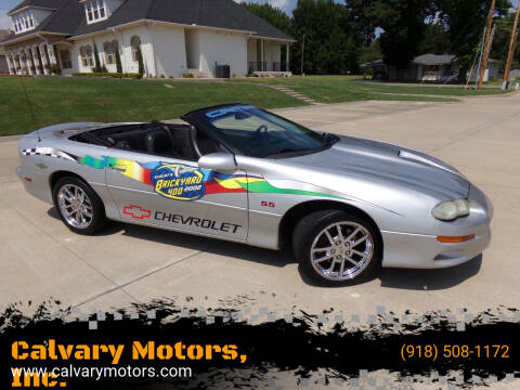 2002 Chevrolet Camaro for sale at Calvary Motors, Inc. in Bixby OK