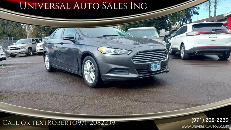 2015 Ford Fusion for sale at Universal Auto Sales Inc in Salem OR