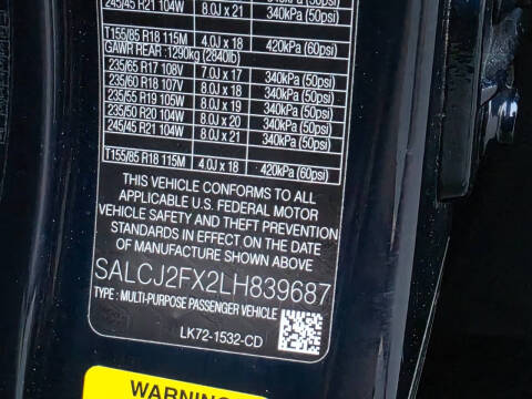 2020 Land Rover Discovery Sport P250 S