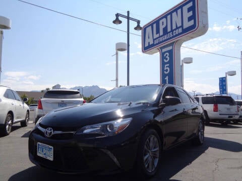 2017 Toyota Camry for sale at Alpine Auto Sales in Salt Lake City UT